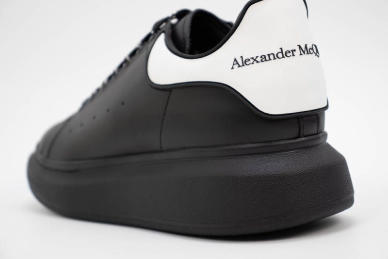 ALEXANDER MCQUEEN SHOW LEATHER PLATFORM TRAINERS - BLACK - Image 5