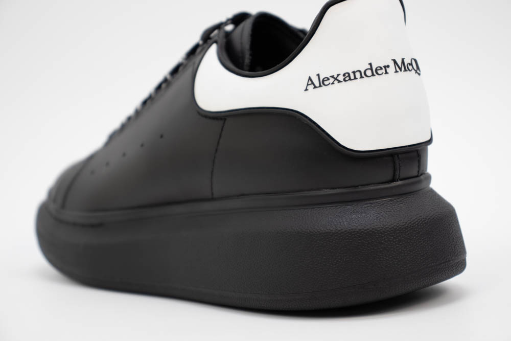 ALEXANDER MCQUEEN SHOW LEATHER PLATFORM TRAINERS - BLACK - Image 5