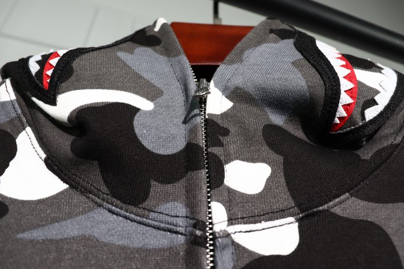 A BATHING APE BAPE SHARK 1ST CAMO HOODIE REPLICA - Image 7