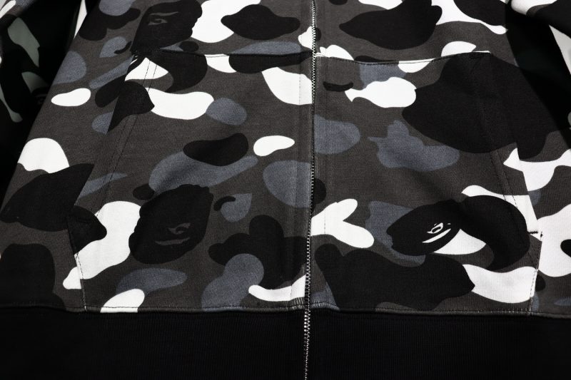 A BATHING APE BAPE SHARK 1ST CAMO HOODIE REPLICA - Image 5