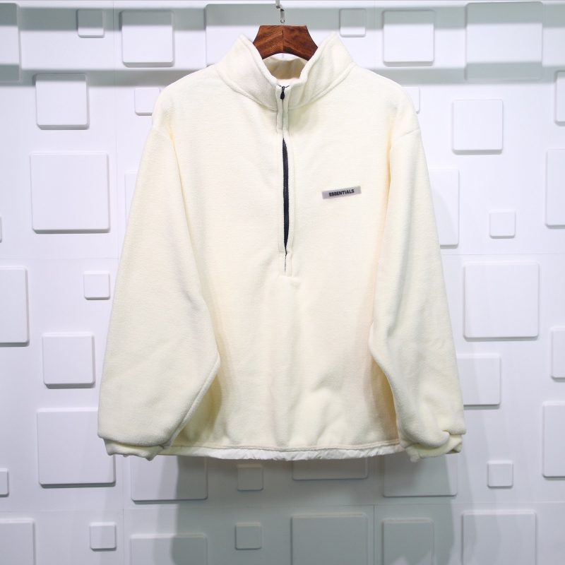FEAR OF GOD ESSENTIALS POLAR FLEECE HALF-ZIP SWEATER REPLICA - Image 38
