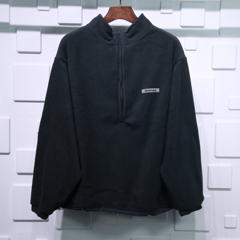 FEAR OF GOD ESSENTIALS POLAR FLEECE HALF-ZIP SWEATER REPLICA - Image 14