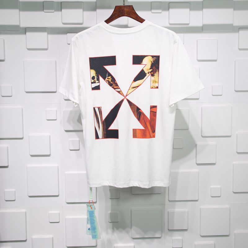 OFF-WHITE C/O VIRGIL ABLOH COTTON-JERSEY T-SHIRT REPLICA - Image 6