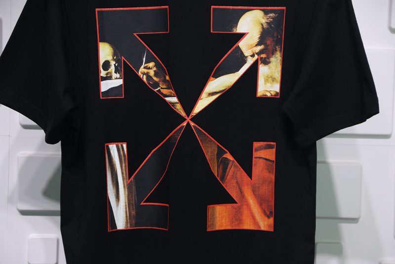 OFF-WHITE C/O VIRGIL ABLOH COTTON-JERSEY T-SHIRT REPLICA - Image 4