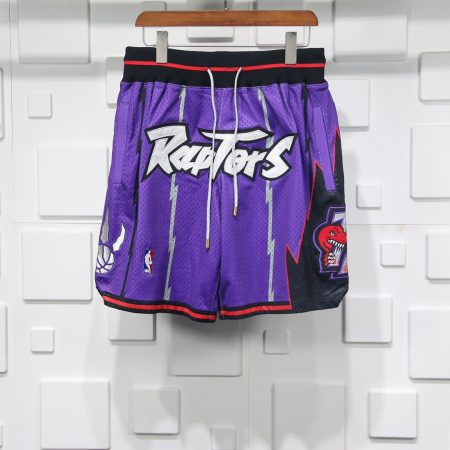 TORONTO RAPTORS PURPLE BASKETBALL JUST DON SHORTS  REPLICA