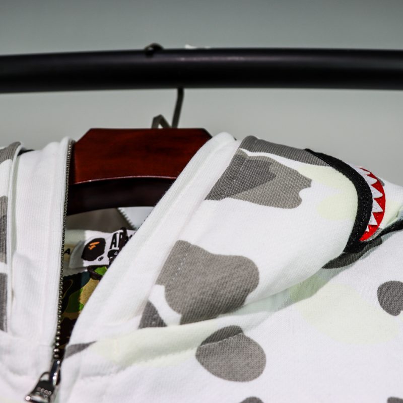 A BATHING APE BAPE SHARK 1ST CAMO DOUBLE HOODIE - Image 10