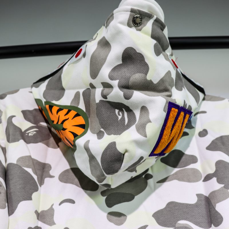 A BATHING APE BAPE SHARK 1ST CAMO DOUBLE HOODIE - Image 5