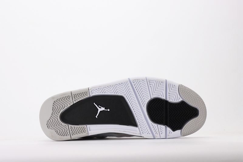 the white and black outsole