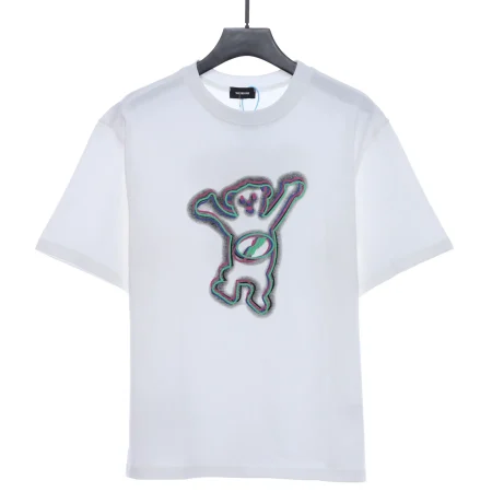 Rainbow Phantom Bear Print T-Shirt