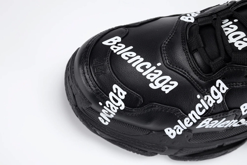 TRIPLE-S BLACK LOGO - Image 3