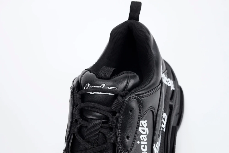 TRIPLE-S BLACK LOGO - Image 2