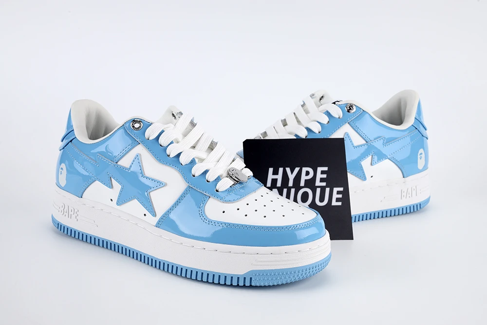 Bapesta Blue White Quality Reps - Image 2