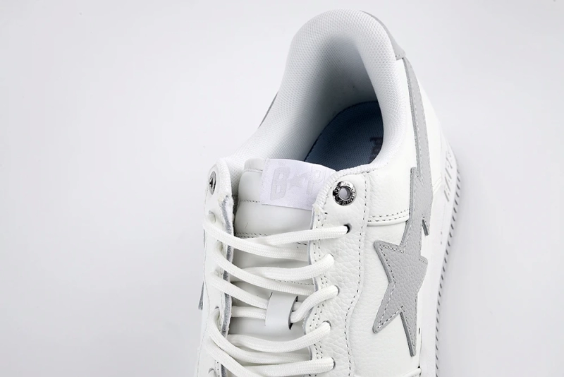 Bapesta Gray White Quality Reps - Image 4