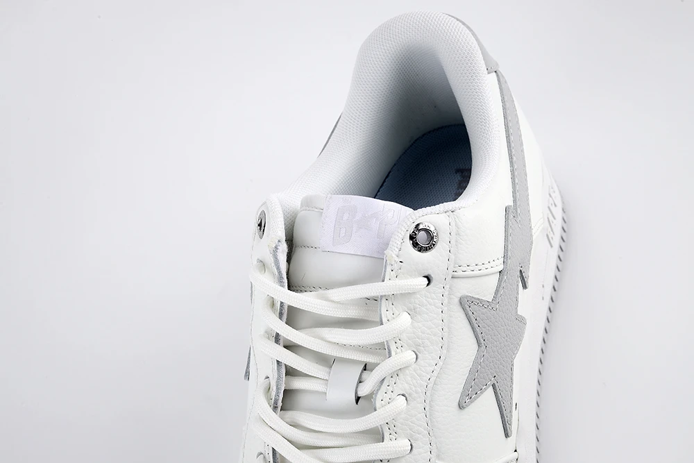 Bapesta Gray White Quality Reps - Image 4