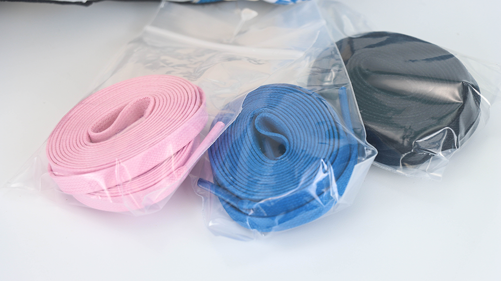 pink, blue and black insole