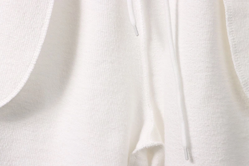 Balenciaga Tape-Print Ripped Shorts