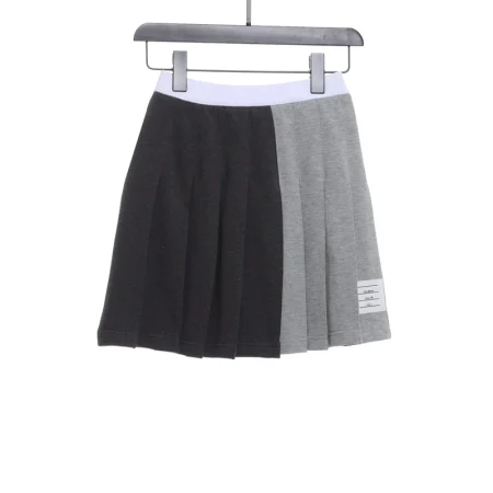 Preppy Color Block Skirt