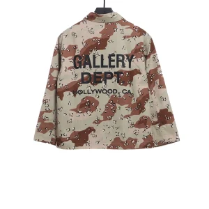 Gallery Dept Camouflage Print Zipped Jacket