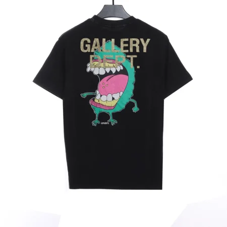 Gallery Dept Distressed Washed Mouth Monster T-Shirt Reps