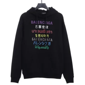 Multilingual hoodie Replica