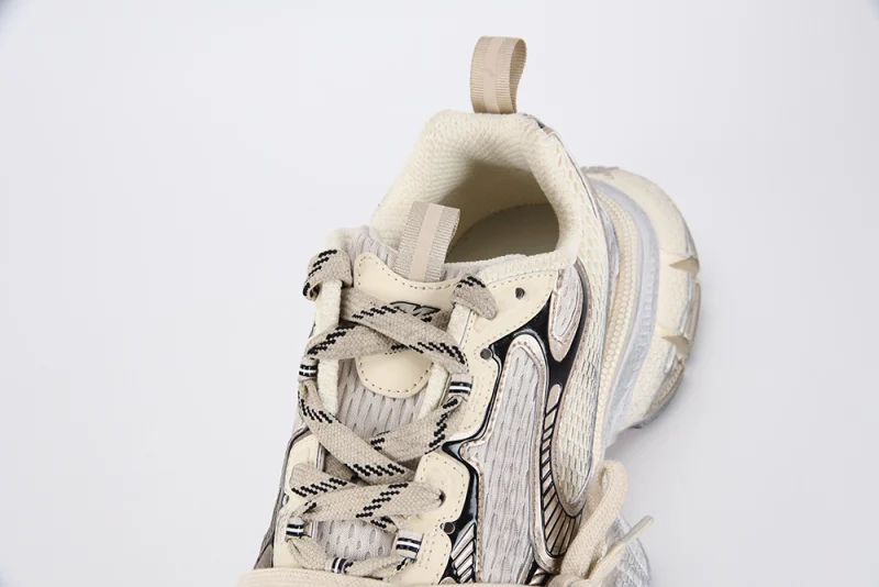 Men's 3XL Mesh Runner Quality Reps 9110 BEIGE/EGGSHELL - Image 9