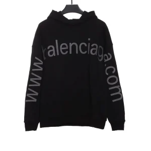 Hoodie With Logo on Chest and Arms Replica