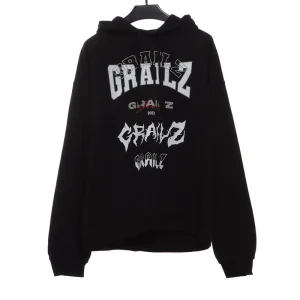 Grailz Lightning Letter Hoodie Reps