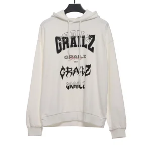Grailz lightning letter hoodie Reps