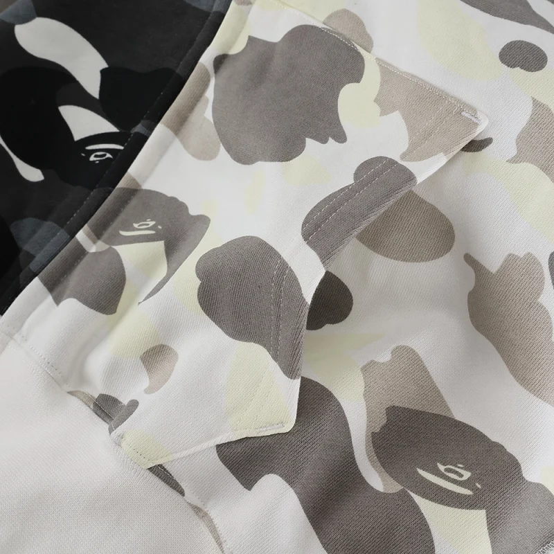 BAPE City Camo Half Shark Full Zip Hoodie - Image 7