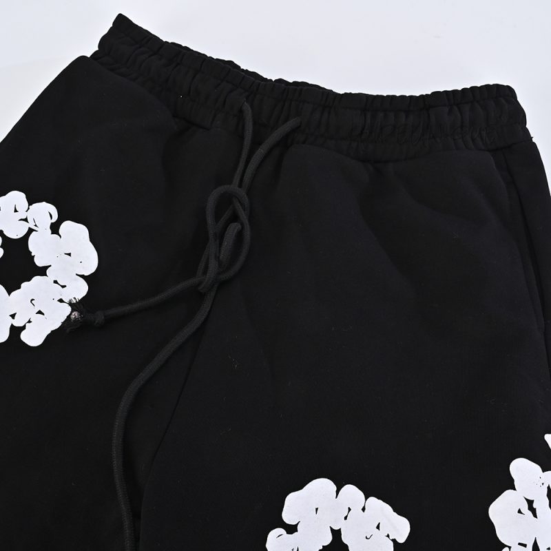 Denim Tears Cotton Wreath Sweatpants ’Black‘ - Image 4