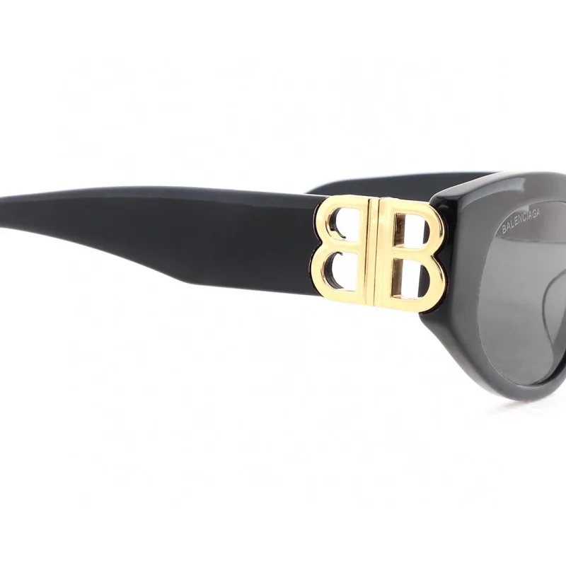 Cat Eye Gold Double B Sunglasses - Image 7