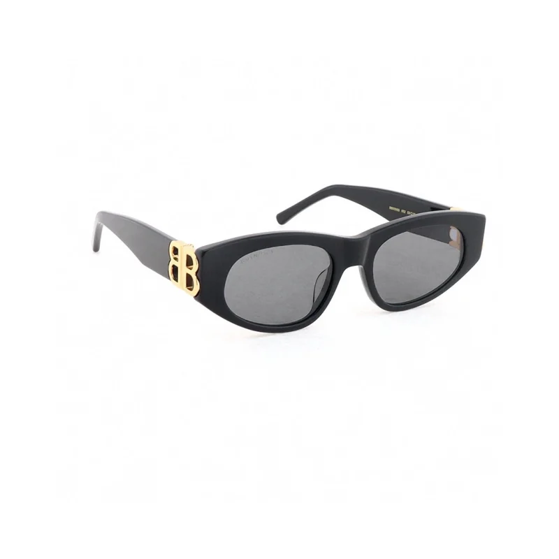 Cat Eye Gold Double B Sunglasses - Image 5