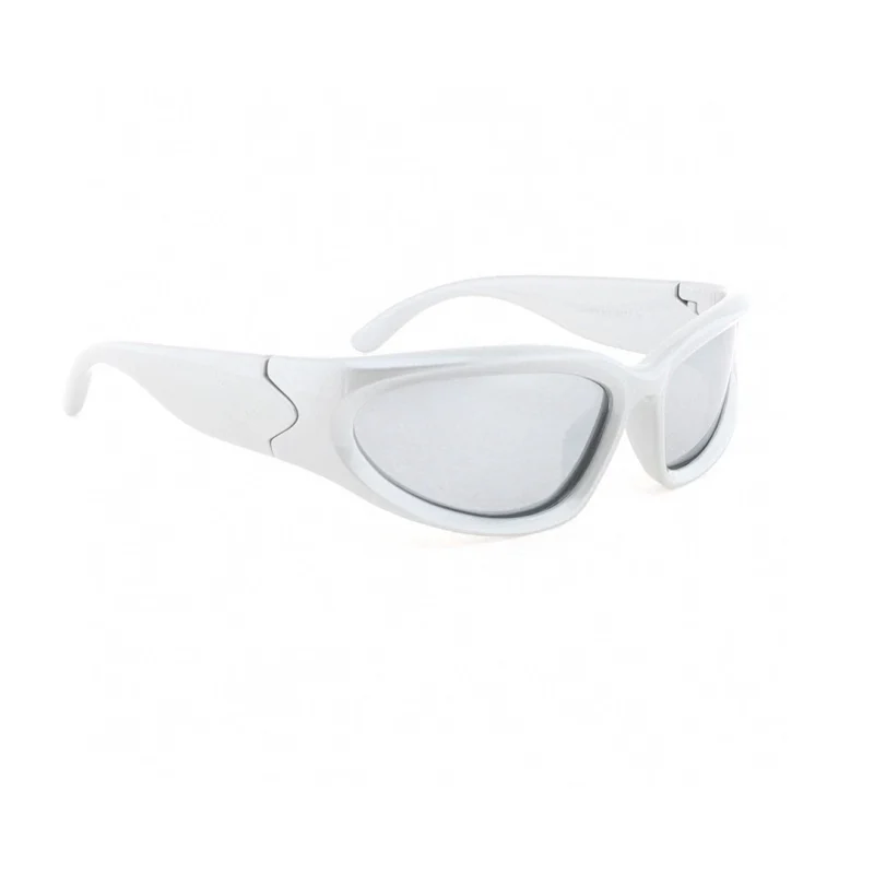 Silver Cat Eye Cool Sunglasses - Image 2