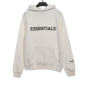 Fear of God Chest Silicone Lettering Hoodie Reps