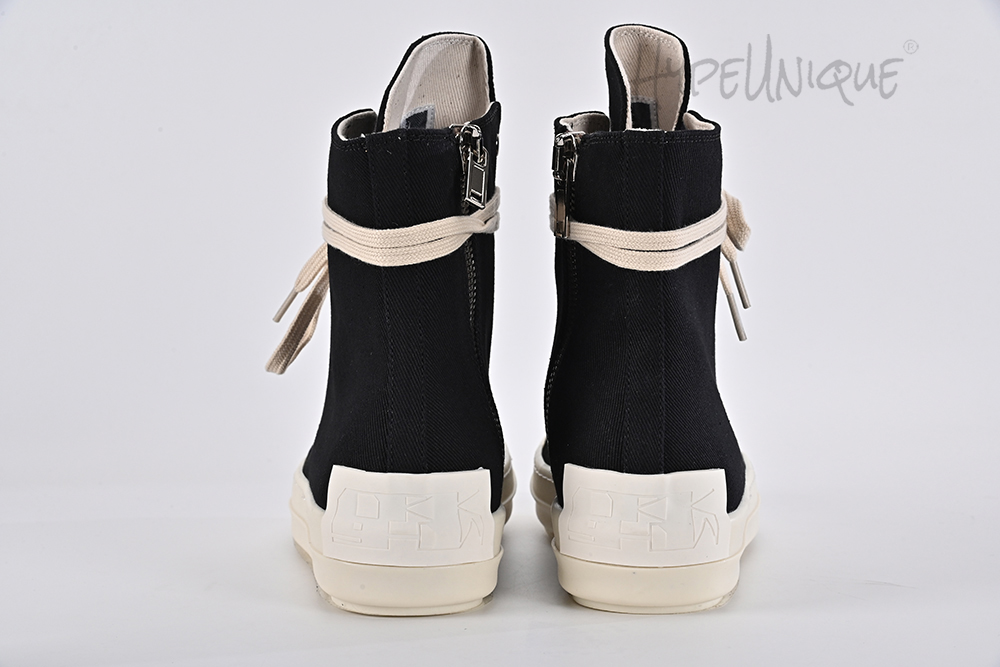 Rick Owens DRKSHDW Strobe Cotton Nylon High 'Black Milk'