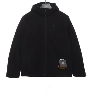 Simple Small Label Thin Cotton Coat