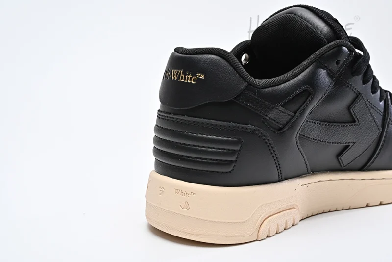 Out Of Office leather sneakers Off White Black - Image 7