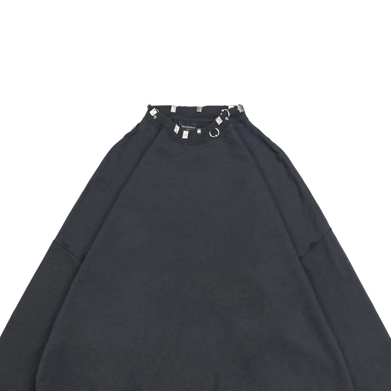 Iron Hoop Washed Distressed Round Neck Sweatshirt Reps - Image 3