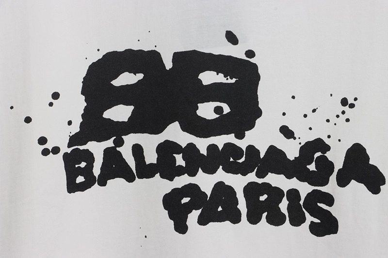 Balenciaga Hand Drawn BB Print T-Shirt Reps
