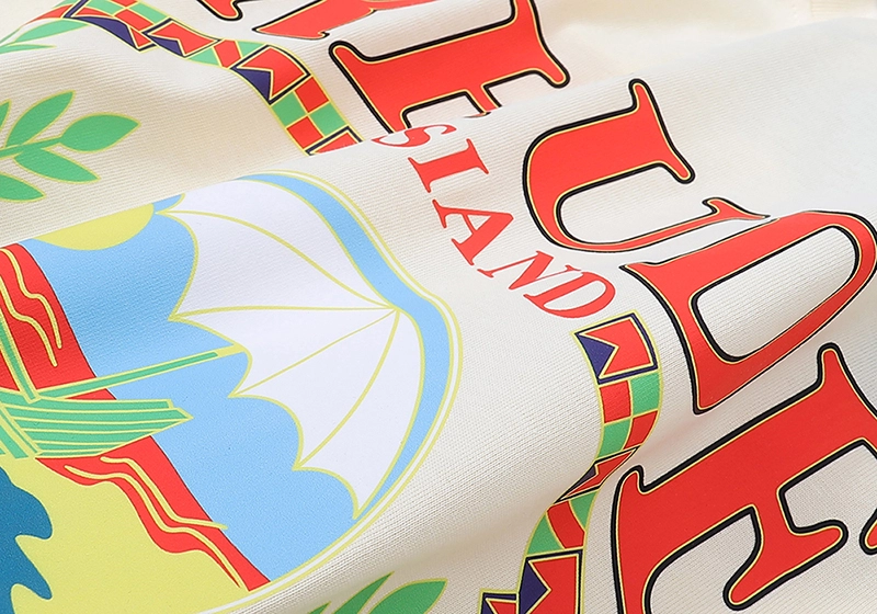 Rhude Beach Chair Print T-Shirt Reps