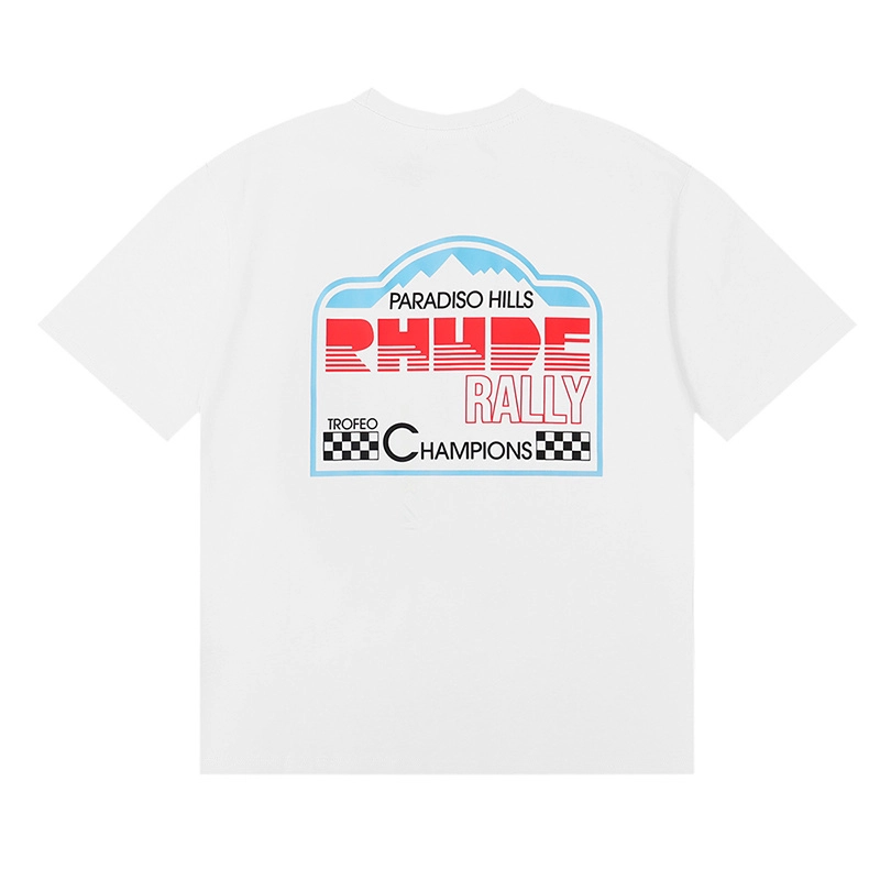Rhude Paradiso Rally Print T-Shirt Reps