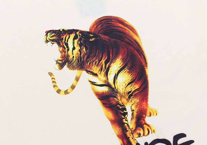 Rhude Tiger Print T-Shirt Reps