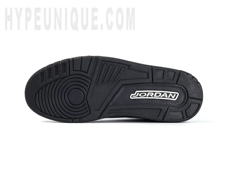 the black outsole