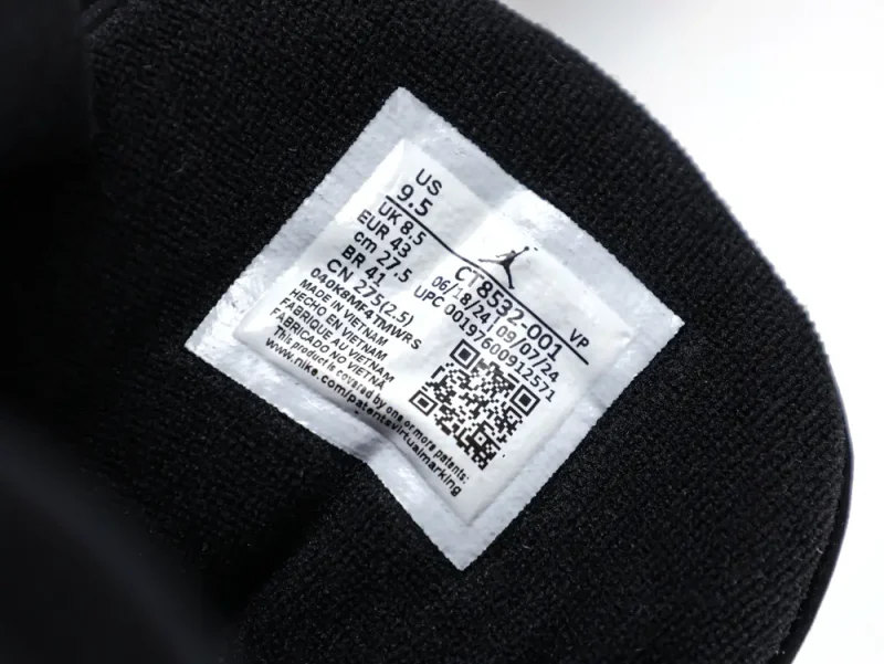 the brand size label