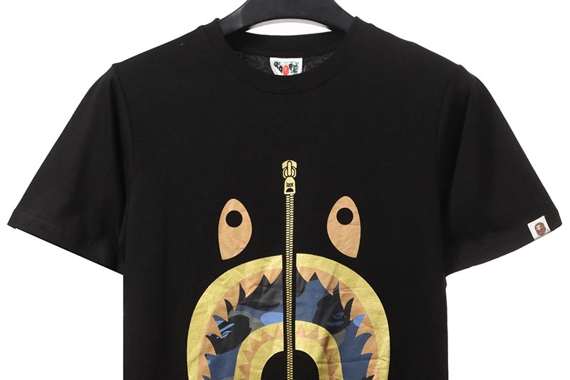 Bape Camo Shark Print T-Shirt