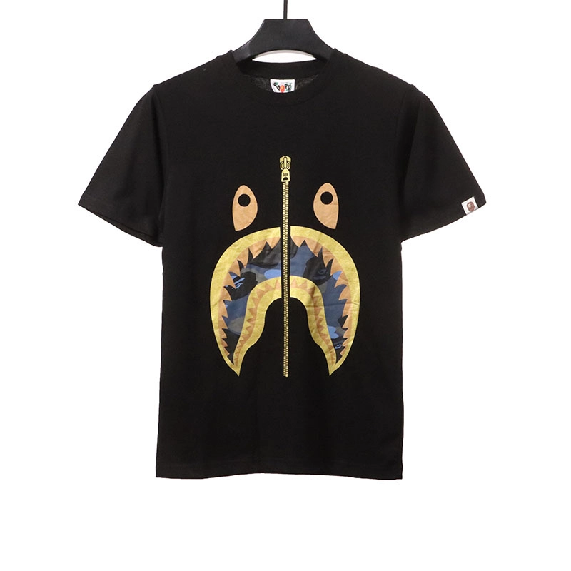 Bape Camo Shark Print T-Shirt