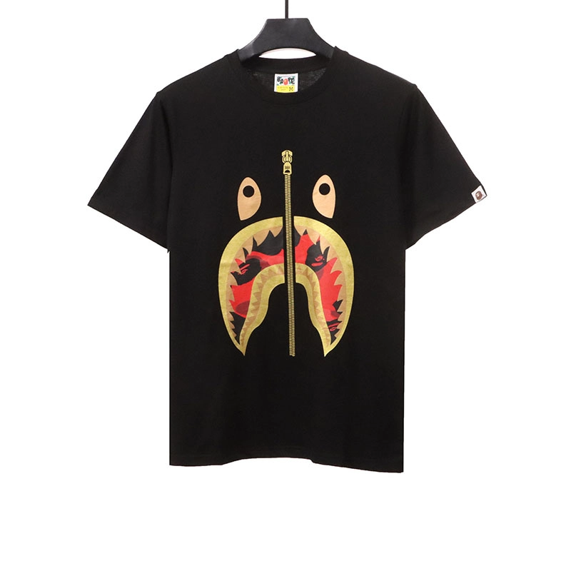 Bape Camo Shark Print T-Shirt