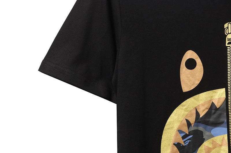 Bape Camo Shark Print T-Shirt