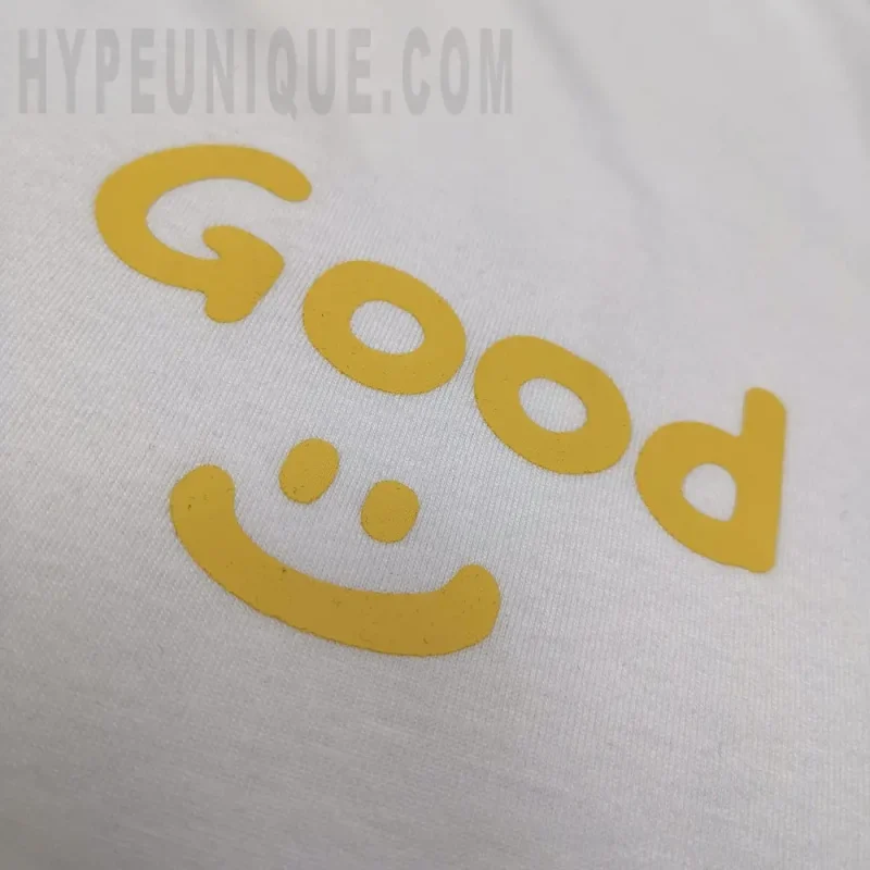 Printed graphic on the front of the garment