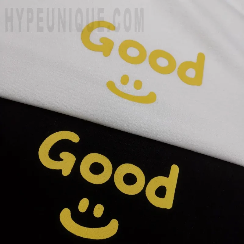 Printed graphic on the front of the garment